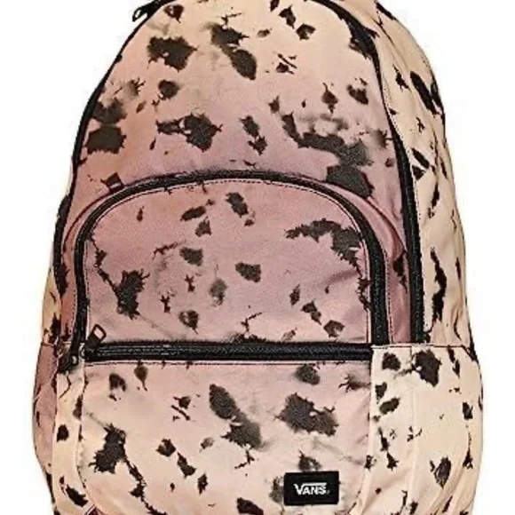 Vans | Other | Vans Pink And Black Patterned Backpack | Poshmark display picture 2
